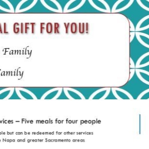 Gift Certificates for health food choices